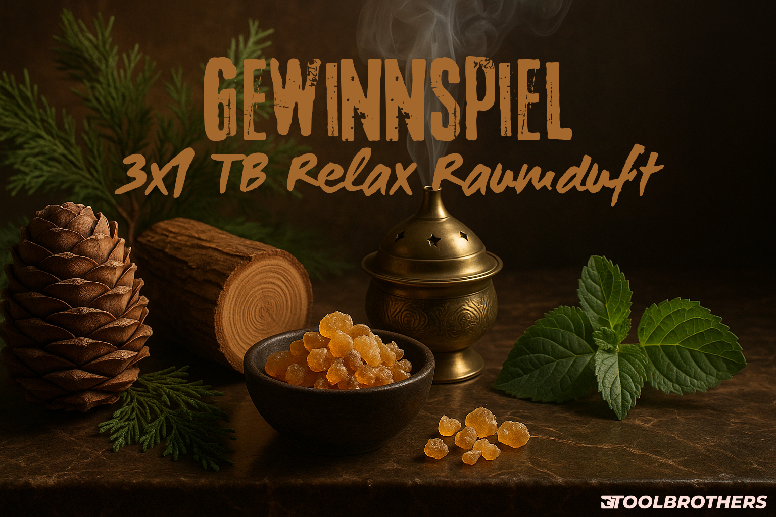 Gewinnspiel: 3x1 Toolbrothers Relax Raumduft