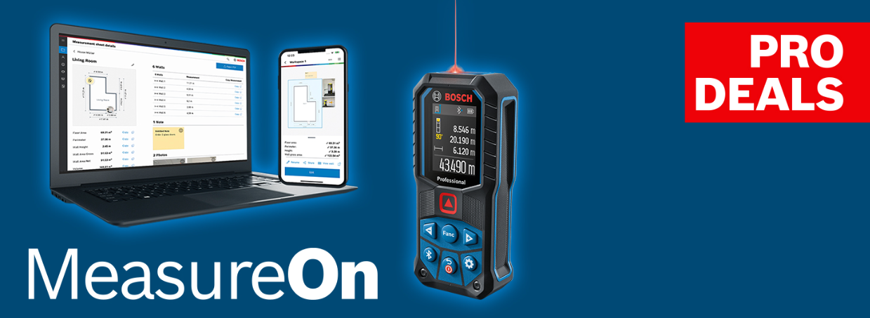 Bosch Pro Deal: "MeasureOn PRO Cloud Abo"