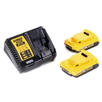 DeWalt DCL 043 Akku LED Lampe 18 V 1000 lm + 2x Akku 2,0 Ah + Ladegerät - Toolbrothers