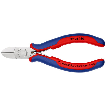 KNIPEX Electronics szczypce tnące boczne długość 130 mm kształt 0 ( 4000794259 )