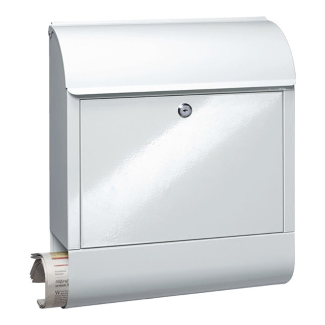 Skrzynka na listy BURG-WÄCHTER Scandic 825 W wysokość 460 mm szerokość 380 mm głębokość 125 mm ( 3000253464 )