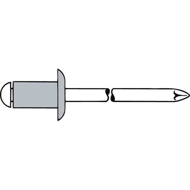 Nit zrywalny GESIPA Trzon nitu d x l 6 x 16 mm ( 4000813243 )
