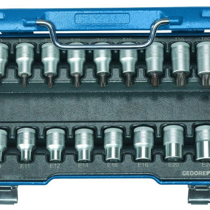 Zestaw kluczy nasadowych GEDORE ITX 19 TX-017 17-częściowy ( 4000821553 )