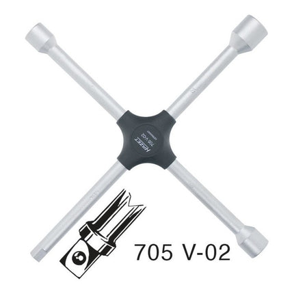Klucz krzyżowy HAZET 705V-02 17 x 19 x 22 x 12.5 mm (1/2″ kwadrat) ( 4000822845 )