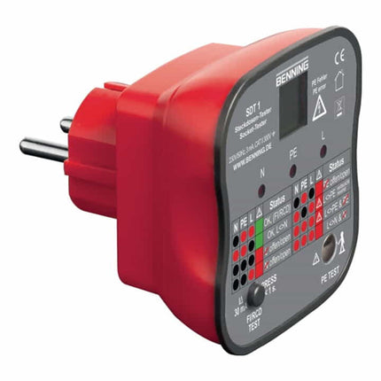 BENNING SDT 1 tester gniazd do testowania gniazd ze stykiem uziemiającym ( 4000828811 )