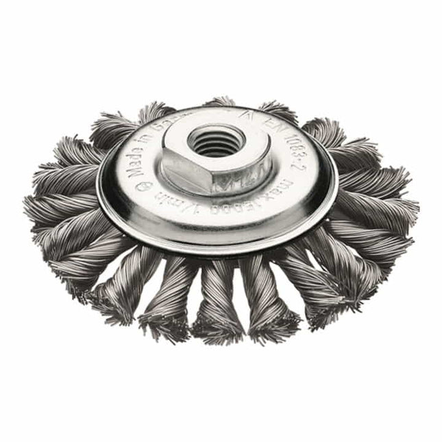 Szczotka stożkowa LESSMANN Ø 115 mm M14 grubość drutu 0,5 mm ( 4000840753 )