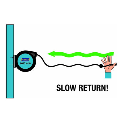 Zwijacz węża sprężonego powietrza HAZET 9040N-10 do sprężonego powietrza i wody ( 4000898953 )