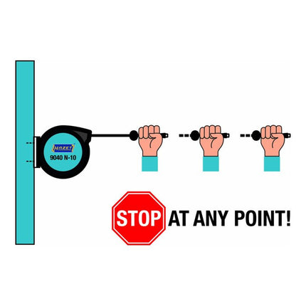 Zwijacz węża sprężonego powietrza HAZET 9040N-10 do sprężonego powietrza i wody ( 4000898953 )
