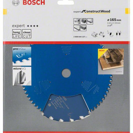 BOSCH Piła tarczowa Ø zewnętrzna 165 mm Liczba zębów 24 WZ ( 8000342207 )