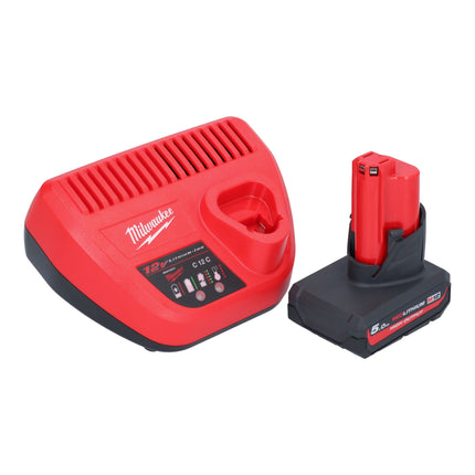 Milwaukee M12 PCG/400A-501 Pistolet akumulatorowy 12 V 400 ml + 1x akumulator 5,0 Ah + ładowarka