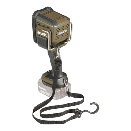 Makita DML 812 SM1 akumulatorowy reflektor ręczny 18 V 1250 lm LED Olive Green Outdoor Adventure Special Edition + 1x akumulator 4,0 Ah + ładowarka
