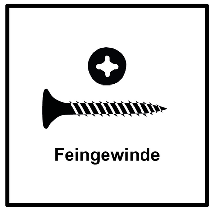 Technofast GF3525TD 1000 x Schnellbauschrauben Trockenbauschrauben 3,5 x 25 PH2 Feingewinde - Toolbrothers