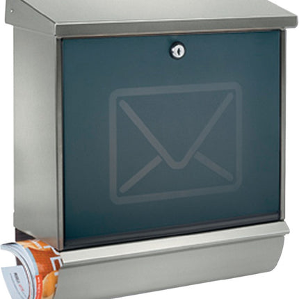 Skrzynka na listy BURG-WÄCHTER Lucca-Set 3713 Ni Letter Wysokość 440 mm Szerokość 380 mm Głębokość 148 mm ( 3000253212 )