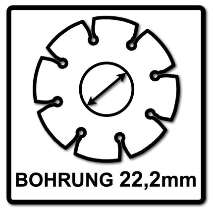 Makita Diamak 125 mm 1 Stk. ( D-61139 ) Diamant Trennscheibe für Stein, Beton Aufnahme 22,23 mm - Toolbrothers