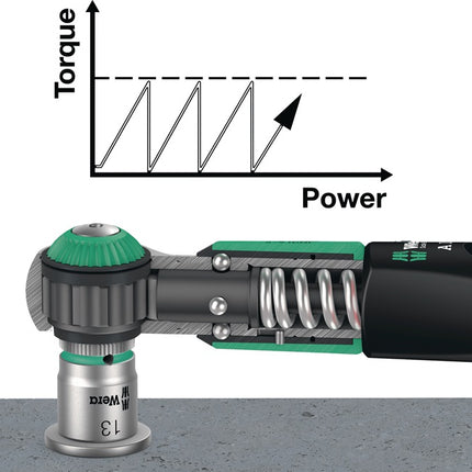 Klucz dynamometryczny WERA Safe-Torque A 2 Klucz dynamometryczny 1/4 ″ 2 - 12 Nm ( 4000822455 )
