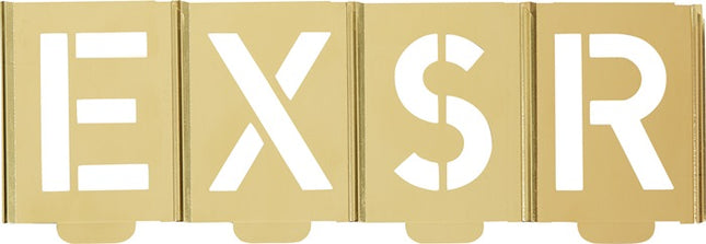 Zestaw szablonów do podpisu KUKKO 327 liter A - Z ( 4000871701 )