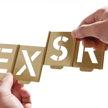 Zestaw szablonów do podpisu KUKKO 327 liter A - Z ( 4000871884 )