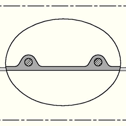 Wąż ssawno-tłoczny NORRES AIRDUC(R) PUR 351 FOOD Wewnętrzna Ø 38 mm Zewnętrzna Ø 46,00 mm ( 4501402283 )