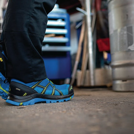 HAIX obuwie ochronne BE Safety 40.1 low rozmiar 8 (42) niebieski/cytrusowy ( 4721000023 )