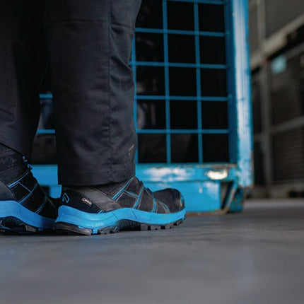 HAIX buty ochronne BE Safety 40.1 Mid rozmiar 9,5 (44) czarny/niebieski ( 4721000042 )