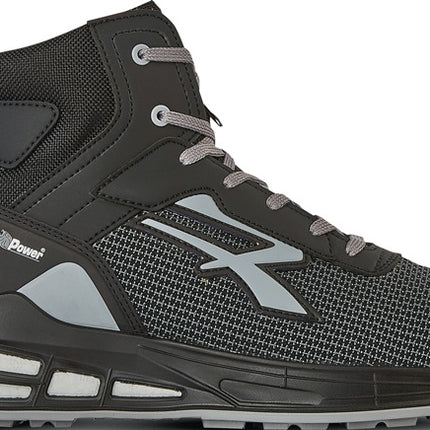 U.POWER Sicherheitsstiefel Fantom Größe 44 schwarz-grau ( 8000490014 )