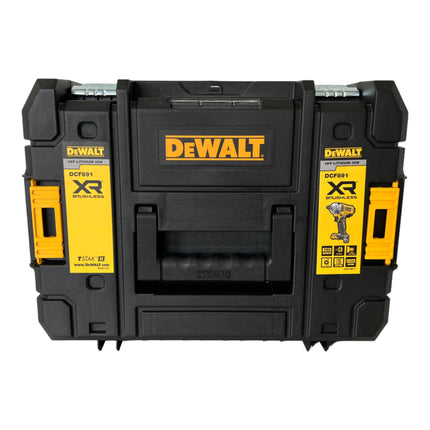 Akumulatorowy klucz udarowy DeWalt DCF 891 D1T 18 V 1084 Nm 1/2" bezszczotkowy + 1x akumulator 2,0 Ah + ładowarka + TSTAK