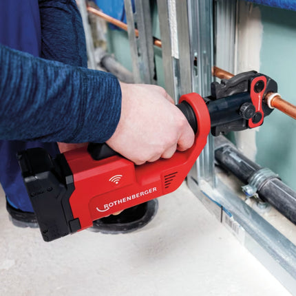 Zaciskarka akumulatorowa Rothenberger Romax Compact III Zestaw podstawowy 1 18 V 19 kN ( 1000004267 ) + 1x akumulator 2,0 Ah + ładowarka
