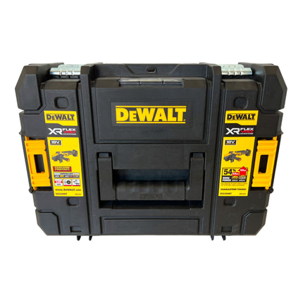 Akumulatorowa szlifierka kątowa DeWalt DCG 409 M1T 18 V 125 mm bezszczotkowa + 1x akumulator 4,0 Ah + ładowarka + TSTAK
