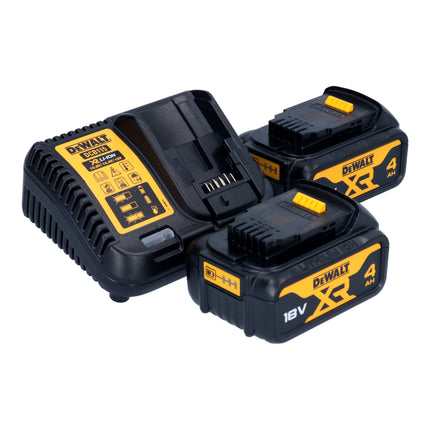 Akumulatorowa szlifierka kątowa DeWalt DCG 409 M2T 18 V 125 mm bezszczotkowa + 2x akumulator 4,0 Ah + ładowarka + TSTAK