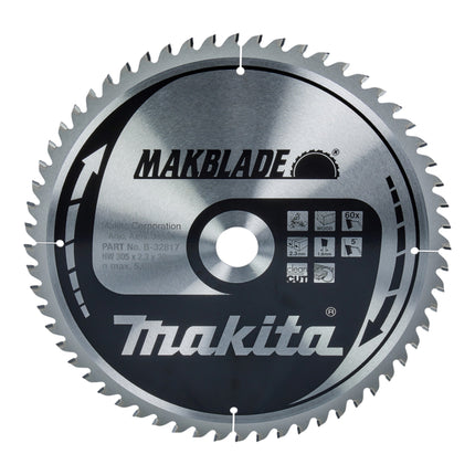 Tarcza pilarska Makita MAKBLADE 305 x 30 x 2,3 mm 60 zębów ( B-32817 ) do drewna