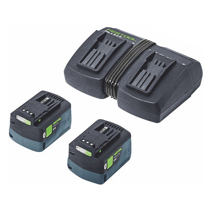 Festool KSC 60 EB-Basic KAPEX akumulatorowa piła poprzeczna 18 V / 36 V 216 mm bezszczotkowa + 2x akumulator 5,0 Ah + podwójna ładowarka