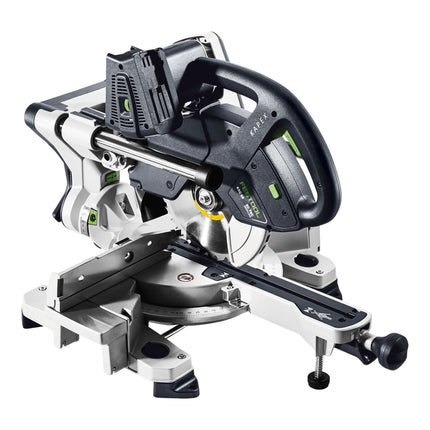 Festool KSC 60 EB-Basic KAPEX akumulatorowa piła poprzeczna 18 V / 36 V 216 mm bezszczotkowa + 2x akumulator 5,0 Ah + podwójna ładowarka