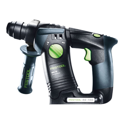 Akumulatorowa wiertarko-wkrętarka udarowa Festool BHC 18-Basic 18 V 1,8 J SDS Plus Brushless + 2x akumulator 4,0 Ah + szybka ładowarka + systainer