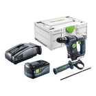 Festool BHC 18-Basic akumulatorowa wiertarko-wkrętarka 18 V 1,8 J SDS Plus Brushless + 1x akumulator 5,0 Ah + szybka ładowarka + systainer