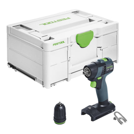 Festool TXS 18-Basic akumulatorowa wiertarko-wkrętarka 18 V 40 Nm bezszczotkowa + 2x akumulator 4,0 Ah + szybka ładowarka + systainer