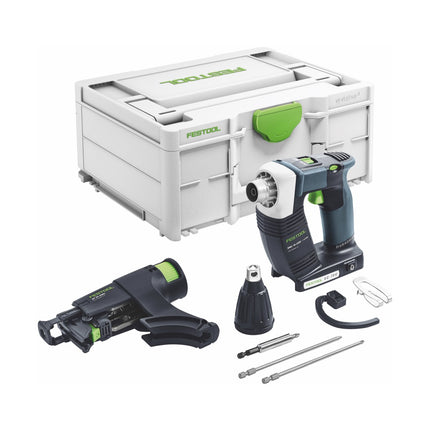 Festool DURADRIVE DWC 18-4500 Basic akumulatorowa wkrętarka budowlana 18 V 14 Nm bezszczotkowa + 1x akumulator 4,0 Ah + szybka ładowarka + systainer