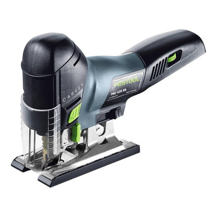 Festool CARVEX PSC 420 Basic akumulatorowa wyrzynarka wahadłowa 18 V 120 mm bezszczotkowa + 2x akumulator 8,0 Ah + szybka ładowarka + Systainer