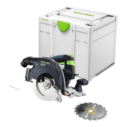 Festool HKC 55 EB-Basic akumulatorowa pilarka tarczowa 18 V 160 mm bezszczotkowa + 2x akumulator 4,0 Ah + szybka ładowarka + Systainer