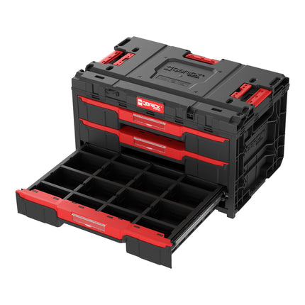Qbrick System ONE Drawer 3 Toolbox 2.0 Toolbox 587 x 380 x 340 mm 27 l z trzema szufladami