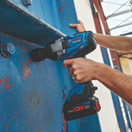 Bosch GDS 18V-1600 HC Profesjonalny akumulatorowy klucz udarowy 18 V 1600 Nm 3/4'' BITURBO Brushless + 2x akumulator ProCORE 4,0 Ah + ładowarka + L-Boxx