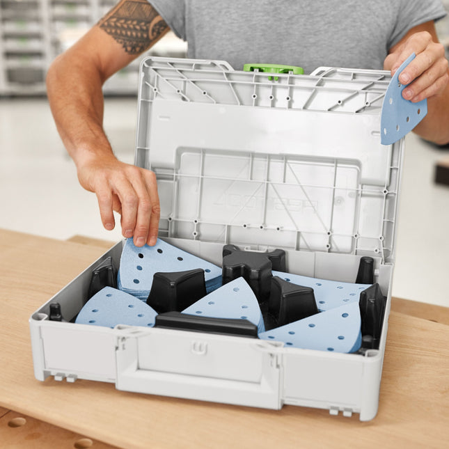 Festool SYS-STF DELTA GR-Set Zestaw materiałów ściernych P60 - P220 100 szt. ( 578195 ) do szlifierki Delta DTS 400 / DTSC 400 / DS 400 + Systainer