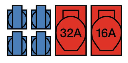 Plastikowy rozdzielacz ścienny Jäger Direkt ( 4000873996 ) Złącze śrubowe M32