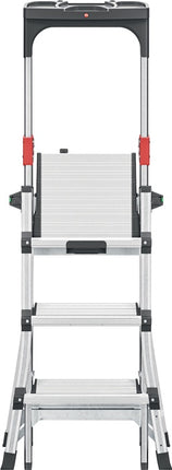 Hailo drabina 100 Topline ( 9000463140 ) Stopnie 3-5 anodowane aluminium teleskopowe