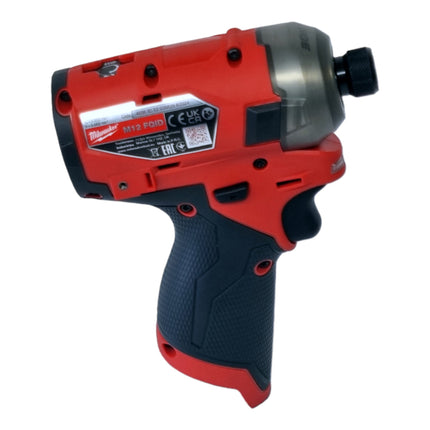 Milwaukee M12 FQID-502 akumulatorowy klucz udarowy 12 V 50 Nm 1/4" bezszczotkowy + 2x akumulator 5,0 Ah + ładowarka