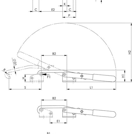 Zacisk blokujący AMF nr 6847 ( 4000833522 ) rozmiar 5