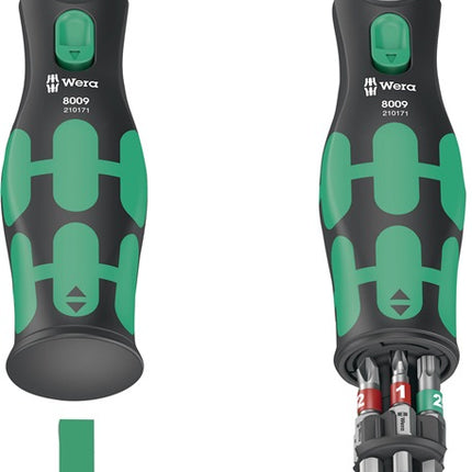 Zestaw kluczy nasadowych Wera 8009 Zyklop Pocket Set 3 ( 8002931221 ) 27-częściowy 3/8 ″ + 1/4 ″