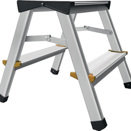 Składane stopnie ( 9000465010 ) Stopnie wraz z platformą 2 aluminiowe z antypoślizgowym żebrowaniem