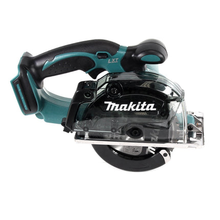 Makita DCS 552 RT 18 V Akku Metall Handkreissäge 136 mm + 2x 5,0 Ah Akku und Lader + Sägeblatt und Schutzbrille - Toolbrothers