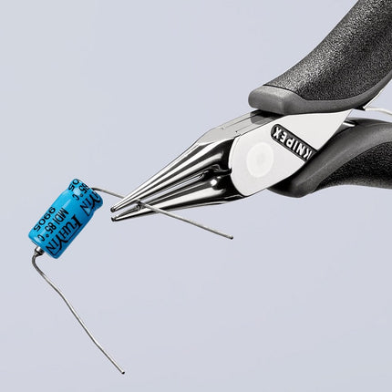Szczypce dla elektroników Knipex ( 4000794542 ) Długość całkowita 115 mm Uchwyty wielokomponentowe ESD