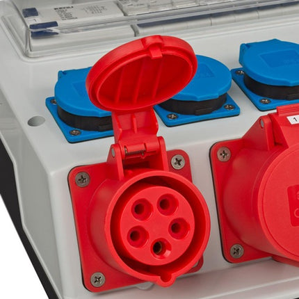 Plastikowy rozdzielacz naścienny Brennenstuhl ( 4000873992 ) CEE-32 A, 5-biegunowy